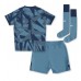 Aston Villa Koszulka Trzecich Dziecięca 2023-24 Krótki Rękaw (+ Krótkie spodenki)